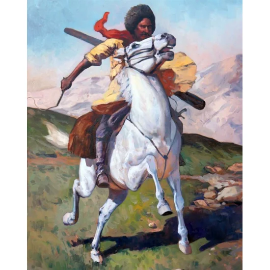 Güç ve Şahlanış Yağlı Boya Tablosu