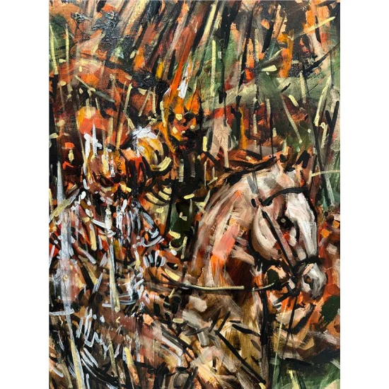 Savaş Akımı Başlasın Yağlı Boya Tablosu