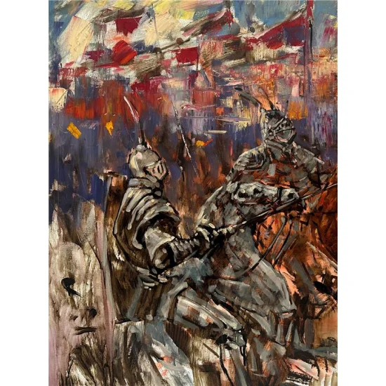 Savaş Zamanı Yağlı Boya Tablosu