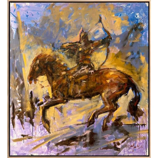 Warrior Oil Painting