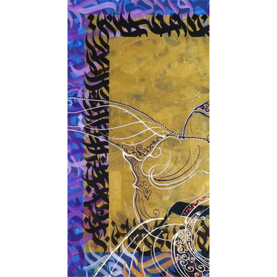 Mevlevi Semazen Zikri Yağlı Boya Tablosu