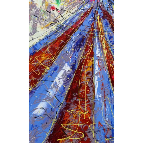 Semazenlerin İç Dünyası Yağlı Boya Tablosu