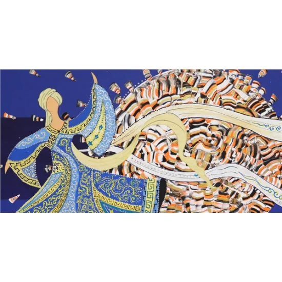The Dhikr of the Whirling Dervishes Oil Painting