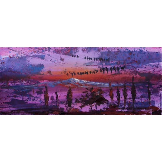 Sığırcıklar Yağlı Boya Tablosu