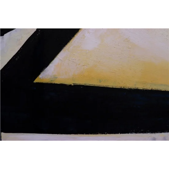 Soyut Çizgiler Yağlı Boya Tablosu