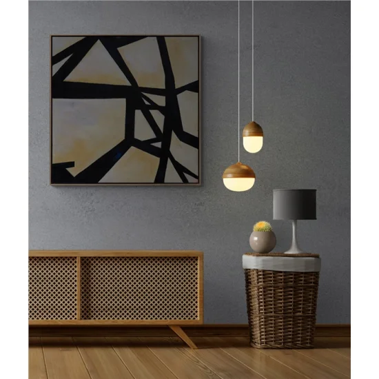 Soyut Çizgiler Yağlı Boya Tablosu