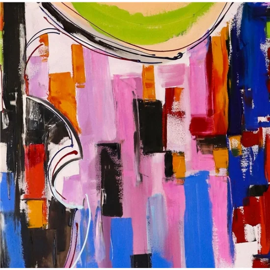 Mysterious Look Oil Painting