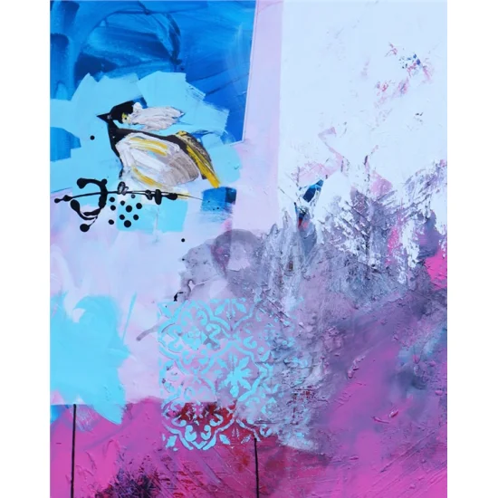 Kuşun Durağı Yağlı Boya Tablosu