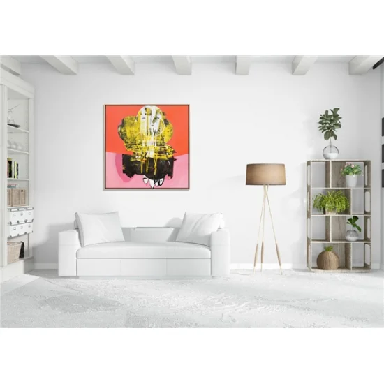 Soyut Perspektifler Yağlı Boya Tablosu