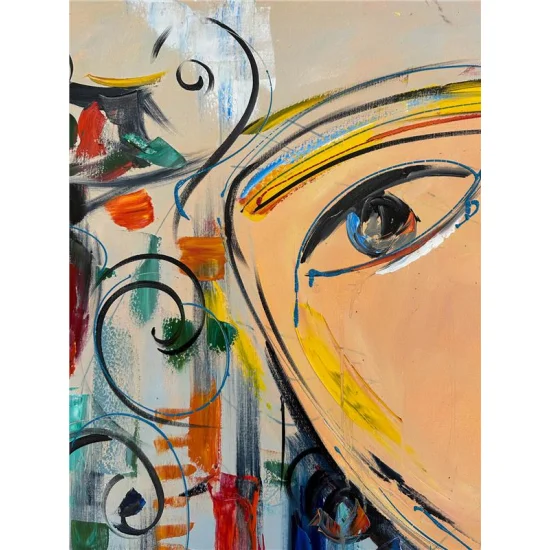 Modernizmin Gözü Yağlı Boya Tablosu
