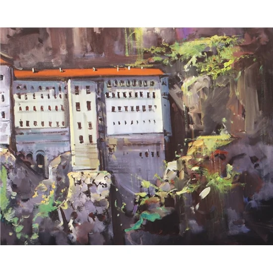 Sümela Manastırı Yağlı Boya Tablosu