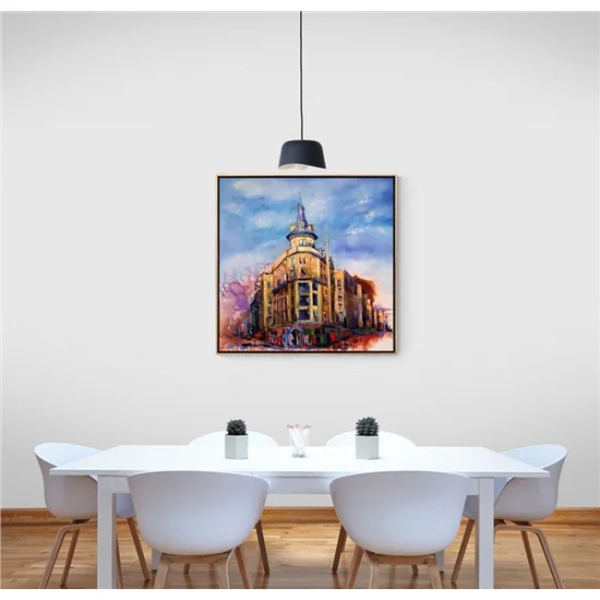 Tarihi Anıt Yapılar Yağlı Boya Tablosu