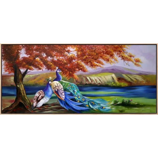 Grace of Peacocks Oil Painting