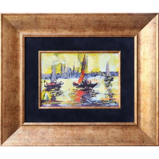 Boat Adventure Oil Painting