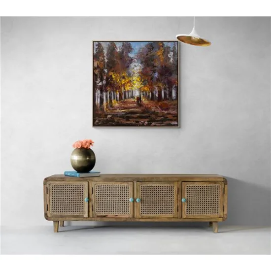 Sonbahar Düşlerin İklimi Yağlı Boya Tablosu