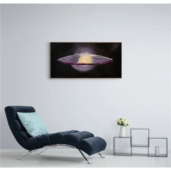 Uzay Keşfi Yağlı Boya Tablosu