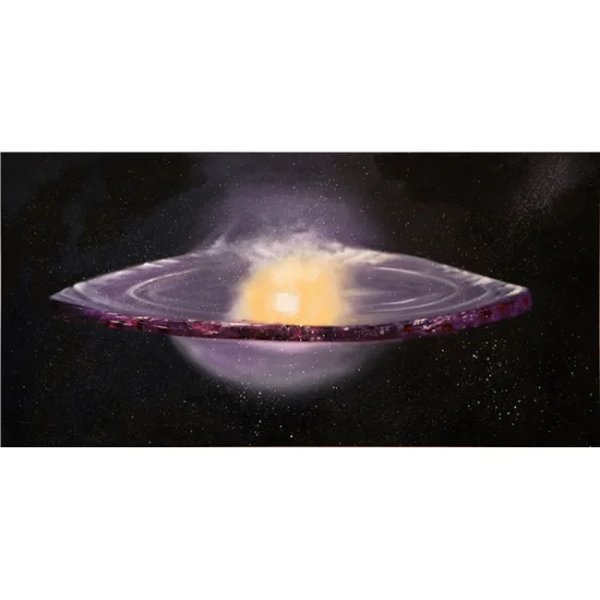 Uzay Keşfi Yağlı Boya Tablosu