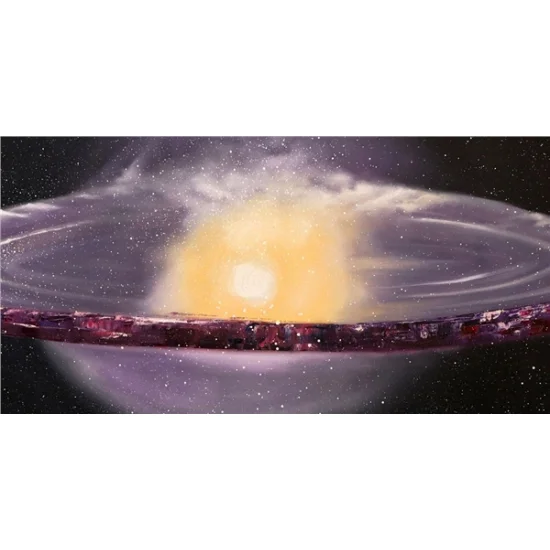 Uzay Keşfi Yağlı Boya Tablosu