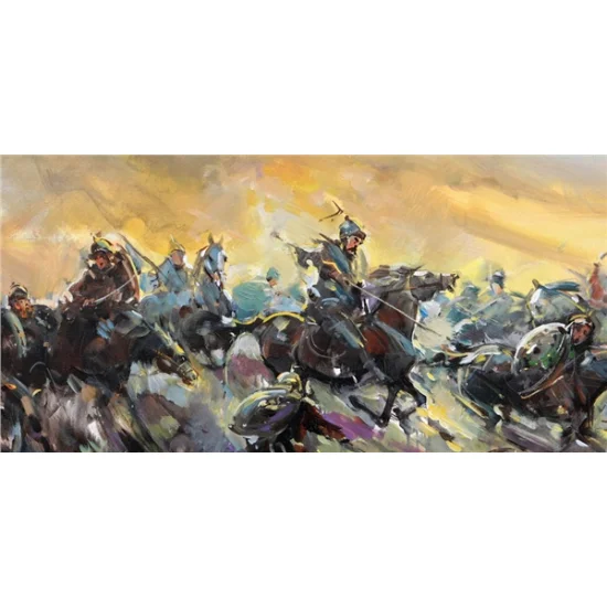 Varolma Savaşı Yağlı Boya Tablosu