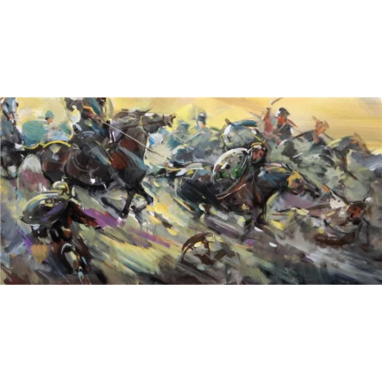 Varolma Savaşı Yağlı Boya Tablosu