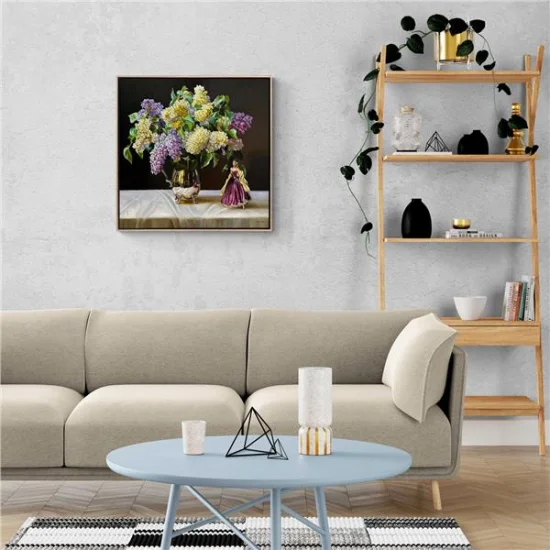 Vazoda Leylaklar Yağlı Boya Tablosu