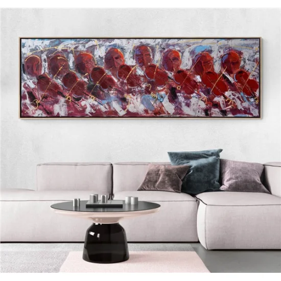 Virtüezlerin Şovu Yağlı Boya Tablosu