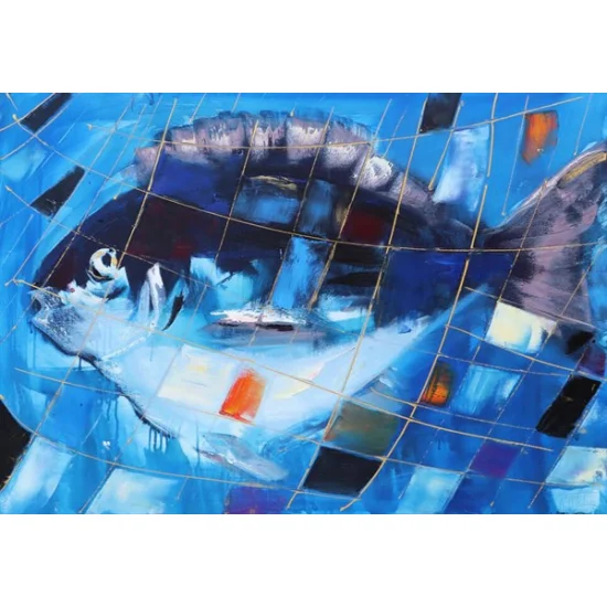 Yakalandım İşte Yağlı Boya Tablosu