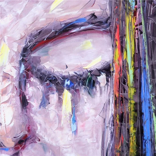 Old Eyes Oil Painting