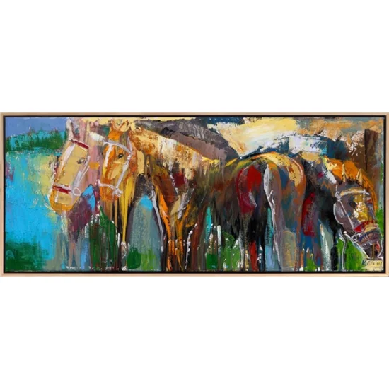 Atlar Yağlı Boya Tablosu