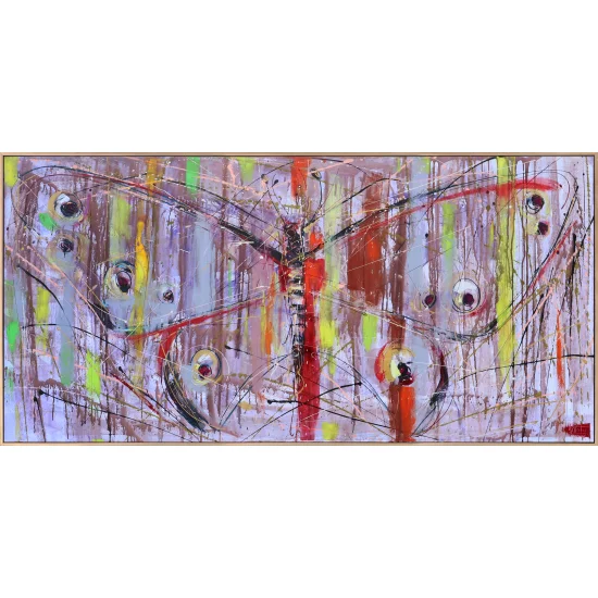 Flying Colors Butterfly Oil Painting | Simurg Art Gallery