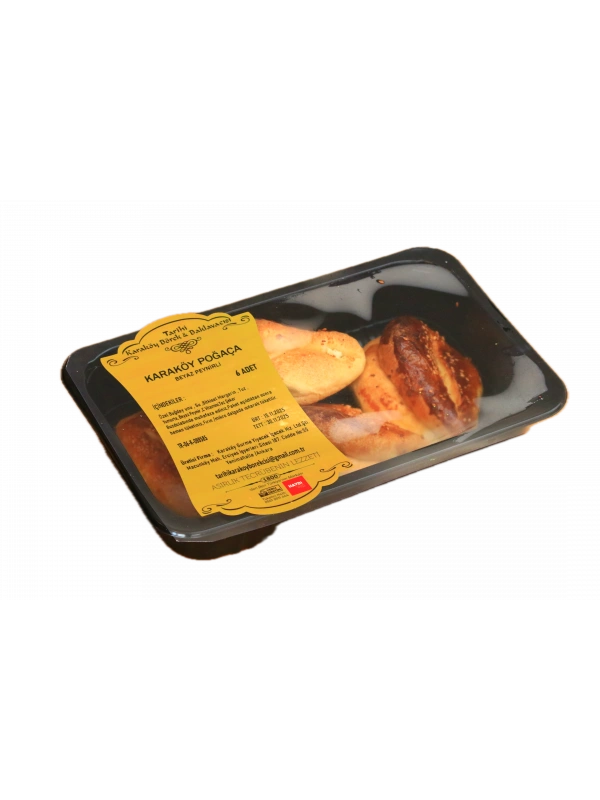 1 Paket Karaköy Poğaçası Beyaz Peynirli 6 Adet