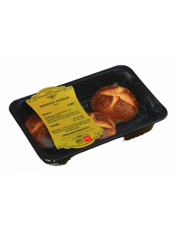 1 Paket Karaköy Poğaçası Sade 6 Adet