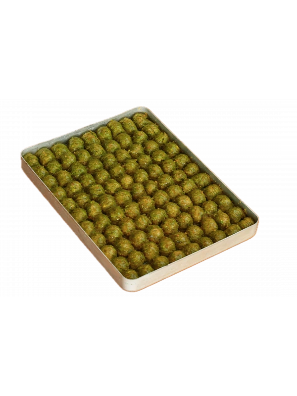 Tepsi Boz Antep Fıstıklı Tereyağlı Atom (Yaklaşık 3,300 gr)