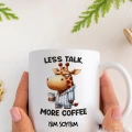 Less Talk More Coffee Kupa Bardak