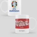 Euro 2024 Avrupa Şampiyonası Türkiye Milli Takım Tasarımlı Kupa Bardak