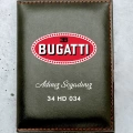 Bugatti Siyah Ruhsat Kılıfı Ruhsat Kabı