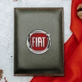 Fiat Logolu Termo Deri Ruhsat Kabı
