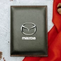Mazda Logolu Termo Deri Ruhsat Kabı