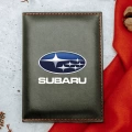 Subaru Logolu Termo Deri Ruhsat Kabı
