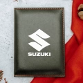 Suzuki Logolu Termo Deri Ruhsat Kabı