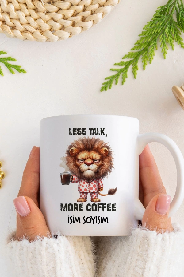 Less Talk More Coffee Kupa Bardak Seri 2