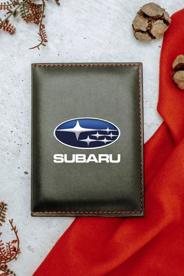 Subaru Ruhsat Kılıfı Siyah Ruhsat Kabı