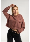 Cepli Crop Sweatshirt - TOPRAK