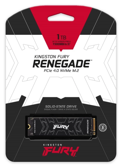 1TB KINGSTON FURY Renegade M.2 NVMe PCIe 4.0 SFYRS/1000G 6000/7300MB/s