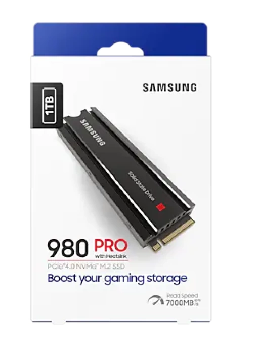 1TB SAMSUNG 980 PRO Heatsink M.2 NVMe MZ-V8P1T0CW