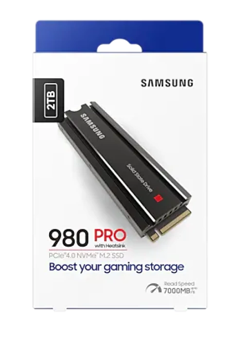 2TB SAMSUNG 980 PRO Heatsink M.2 NVMe MZ-V8P2T0CW