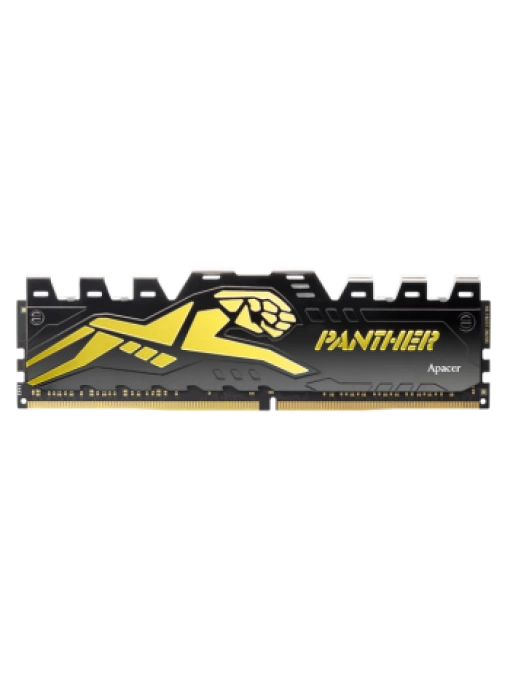 Apacer Panther Black-Gold 16GB (2x8GB) 3200Mhz CL16 DDR4 Gaming Ram (AH4U16G32C28Y7GAA-2)