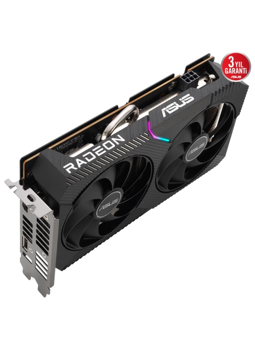 ASUS DUAL-RX6500XT-O4G 4GB GDDR6 HDMI DP 64BİT