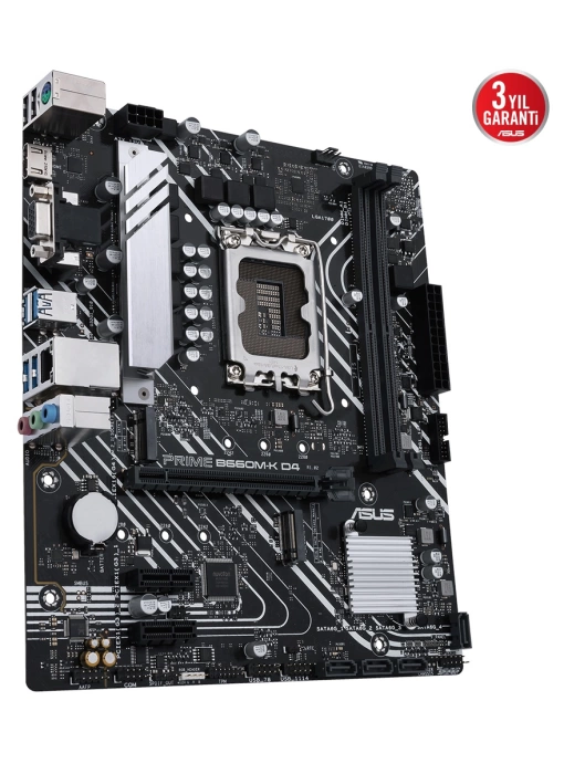 ASUS PRIME B660M-K D4 DDR4 5333(OC) M.2  mATX 1700p