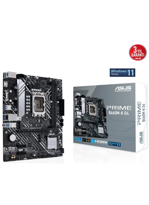 ASUS PRIME B660M-K D4 DDR4 5333(OC) M.2  mATX 1700p